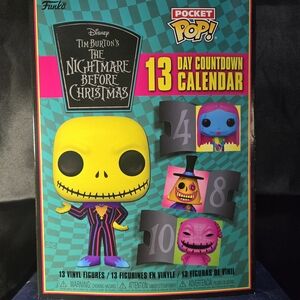 Nightmare Before Christmas Funko POP Black Light 13 Day Countdown Calendar